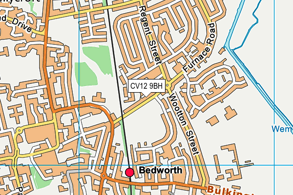 Elizabeth Centre (Closed) map (CV12 9BH) - OS VectorMap District (Ordnance Survey)