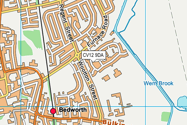 St Michael's Church of England Academy map (CV12 9DA) - OS VectorMap District (Ordnance Survey)