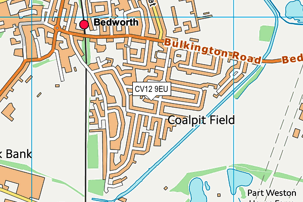 CV12 9EU map - OS VectorMap District (Ordnance Survey)