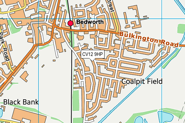 All Saints Bedworth CofE Academy map (CV12 9HP) - OS VectorMap District (Ordnance Survey)