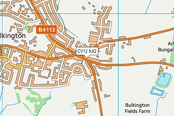 CV12 9JQ map - OS VectorMap District (Ordnance Survey)