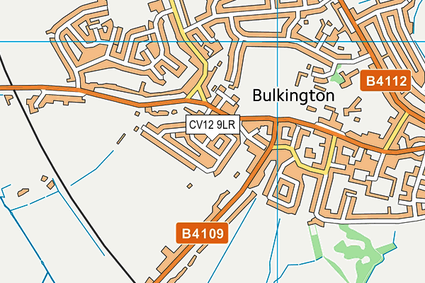 CV12 9LR map - OS VectorMap District (Ordnance Survey)