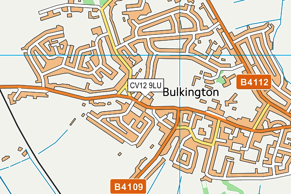 CV12 9LU map - OS VectorMap District (Ordnance Survey)