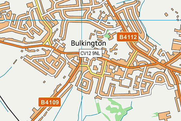 CV12 9NL map - OS VectorMap District (Ordnance Survey)