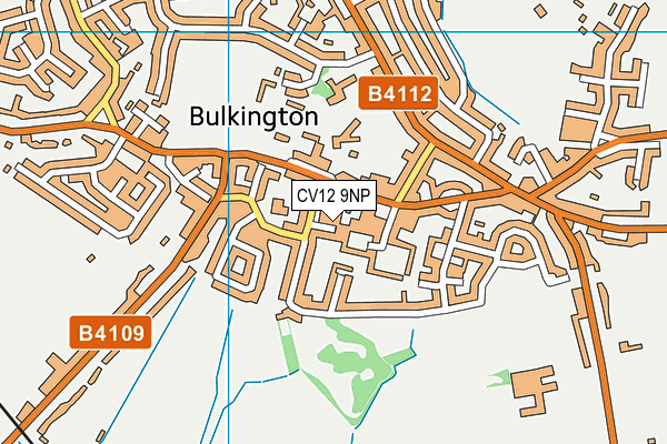 CV12 9NP map - OS VectorMap District (Ordnance Survey)