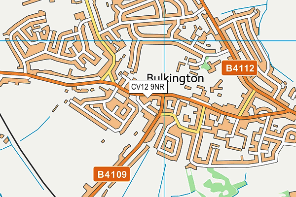 CV12 9NR map - OS VectorMap District (Ordnance Survey)