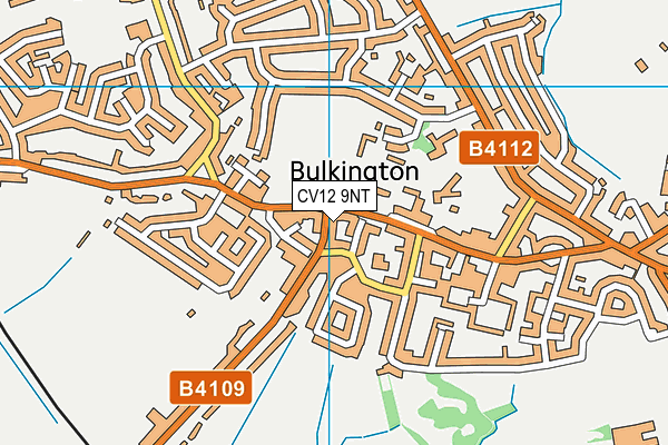 CV12 9NT map - OS VectorMap District (Ordnance Survey)