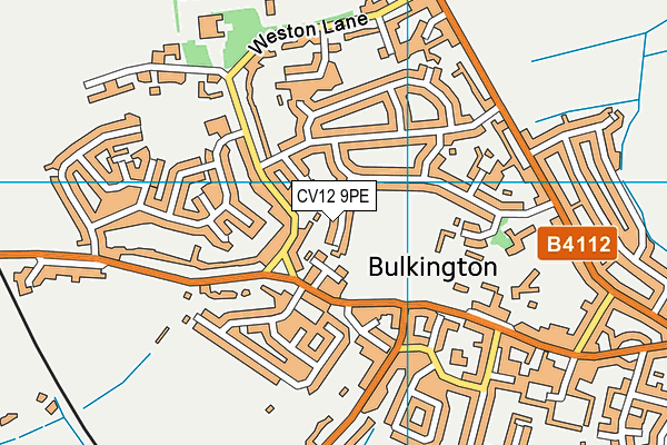 CV12 9PE map - OS VectorMap District (Ordnance Survey)