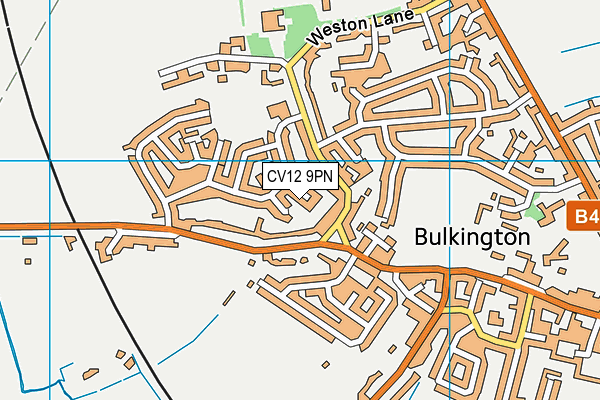 CV12 9PN map - OS VectorMap District (Ordnance Survey)