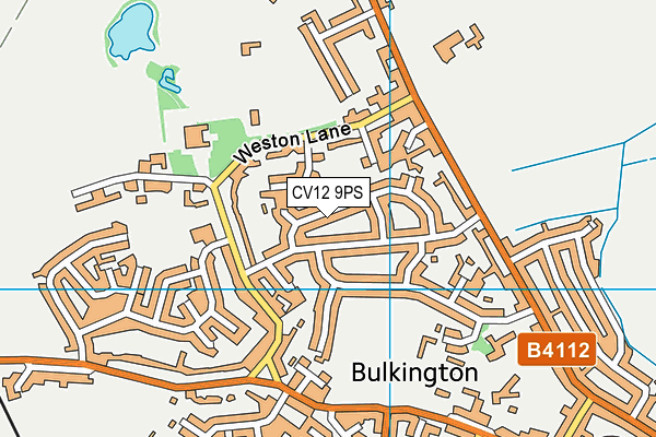 CV12 9PS map - OS VectorMap District (Ordnance Survey)