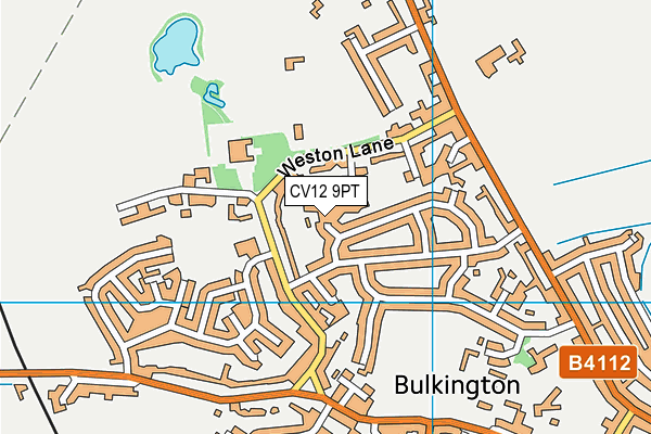 CV12 9PT map - OS VectorMap District (Ordnance Survey)