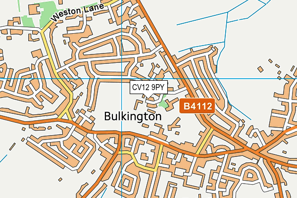 CV12 9PY map - OS VectorMap District (Ordnance Survey)