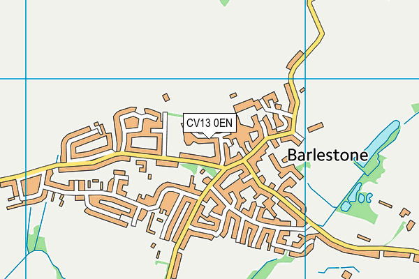 CV13 0EN map - OS VectorMap District (Ordnance Survey)