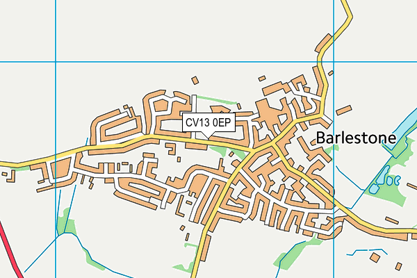 Barlestone St Giles Football Club map (CV13 0EP) - OS VectorMap District (Ordnance Survey)