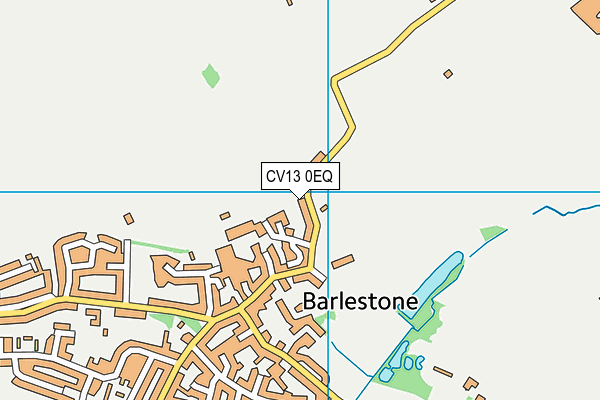 CV13 0EQ map - OS VectorMap District (Ordnance Survey)