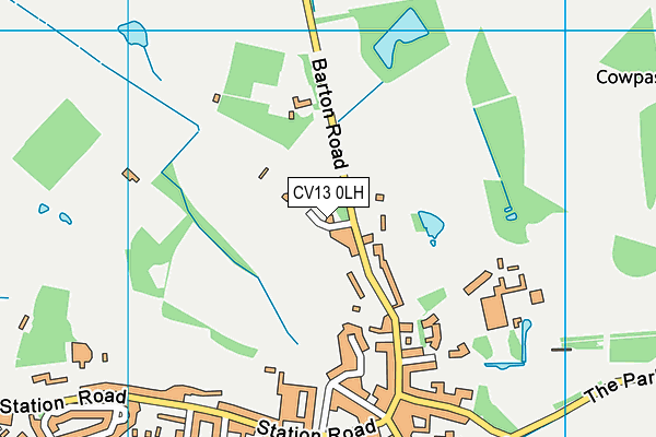 Map of MARKET BOSWORTH CIC at district scale