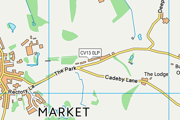 Spindles Health & Leisure (Warwickshire) map (CV13 0LP) - OS VectorMap District (Ordnance Survey)