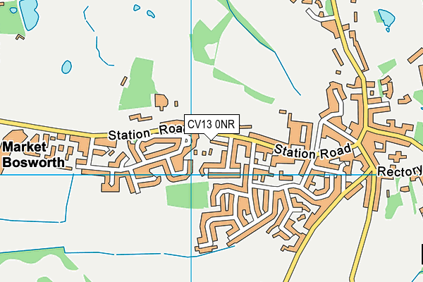 CV13 0NR map - OS VectorMap District (Ordnance Survey)