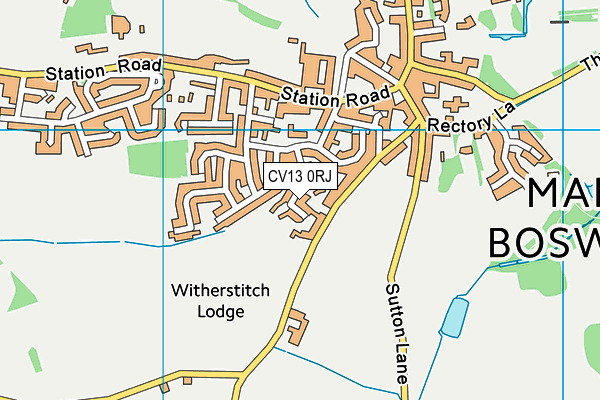 Map of BOSWORTH RESIDENTIAL LIMITED at district scale