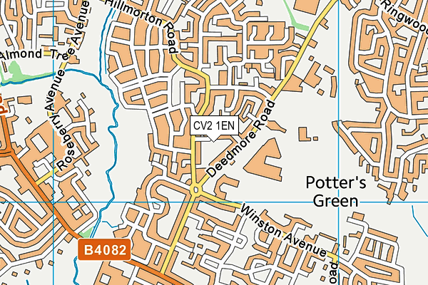 CV2 1EN map - OS VectorMap District (Ordnance Survey)