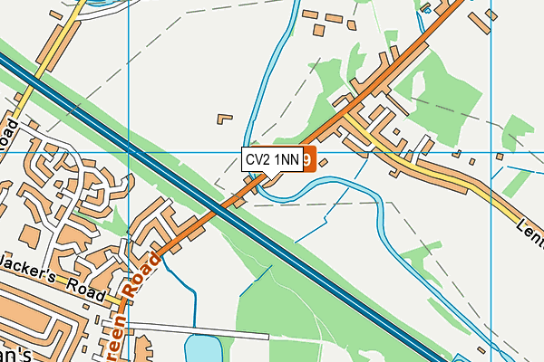 CV2 1NN map - OS VectorMap District (Ordnance Survey)