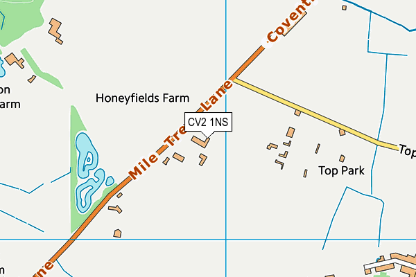 CV2 1NS map - OS VectorMap District (Ordnance Survey)