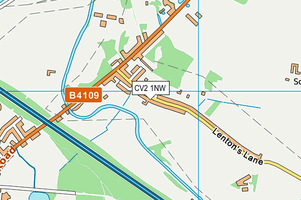 CV2 1NW map - OS VectorMap District (Ordnance Survey)