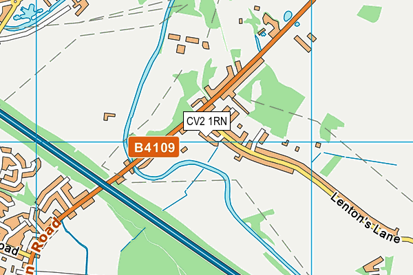 CV2 1RN map - OS VectorMap District (Ordnance Survey)