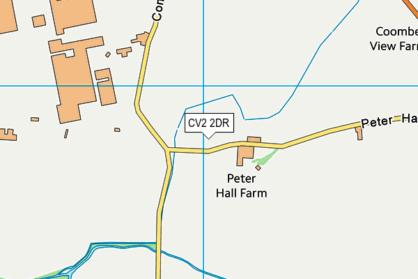 CV2 2DR map - OS VectorMap District (Ordnance Survey)