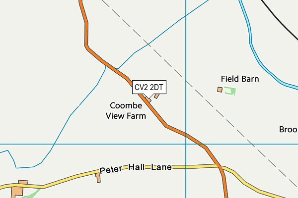 CV2 2DT map - OS VectorMap District (Ordnance Survey)