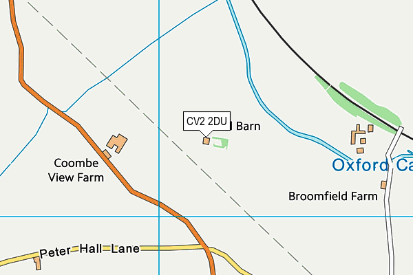 CV2 2DU map - OS VectorMap District (Ordnance Survey)