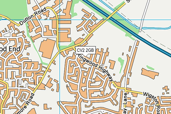 CV2 2GB map - OS VectorMap District (Ordnance Survey)