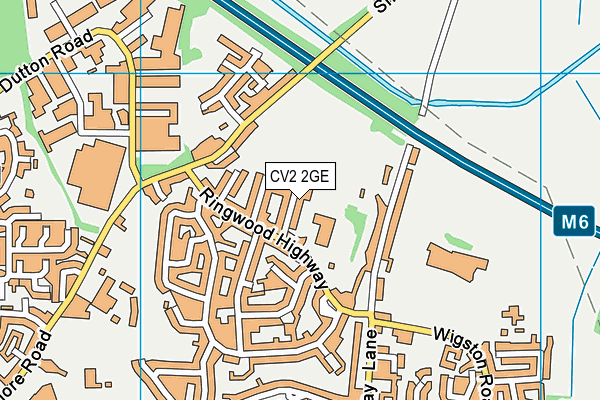 CV2 2GE map - OS VectorMap District (Ordnance Survey)