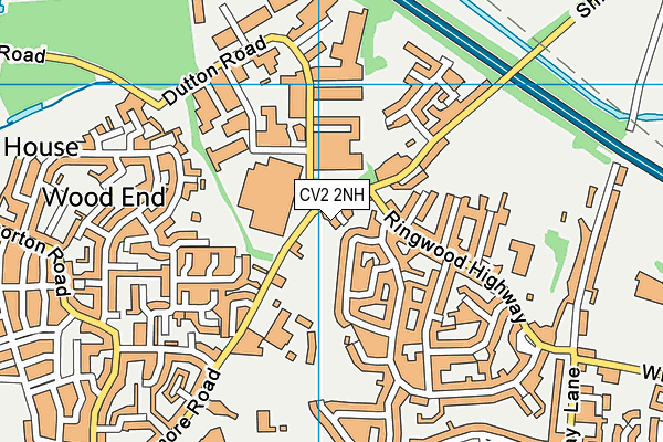 CV2 2NH map - OS VectorMap District (Ordnance Survey)