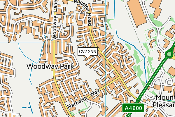 CV2 2NN map - OS VectorMap District (Ordnance Survey)
