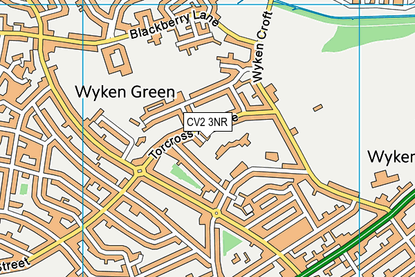 St John Fisher Catholic Primary School (Coventry) map (CV2 3NR) - OS VectorMap District (Ordnance Survey)