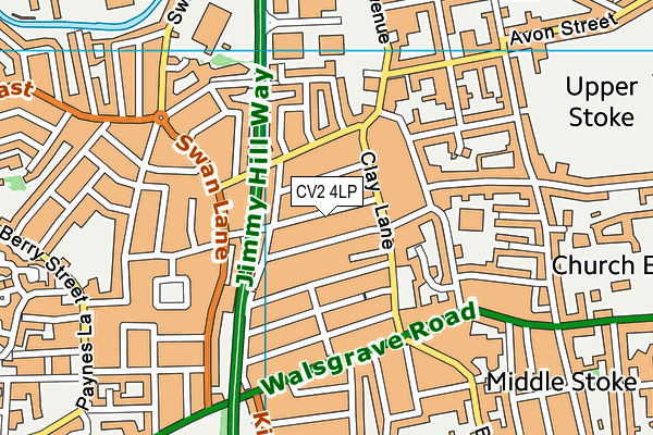 CV2 4LP map - OS VectorMap District (Ordnance Survey)