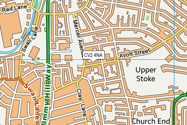 CV2 4NA map - OS VectorMap District (Ordnance Survey)