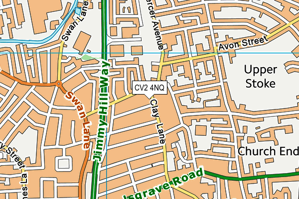 CV2 4NQ map - OS VectorMap District (Ordnance Survey)