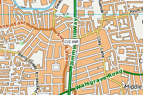 CV2 4NR map - OS VectorMap District (Ordnance Survey)