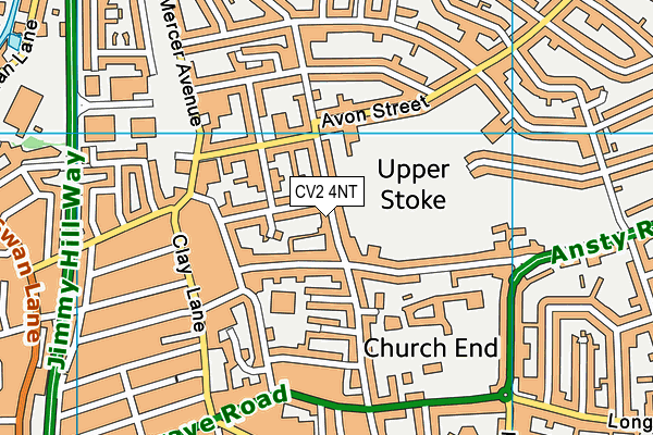 CV2 4NT map - OS VectorMap District (Ordnance Survey)