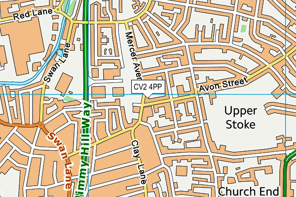 CV2 4PP map - OS VectorMap District (Ordnance Survey)