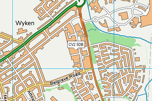 Map of COLESHILL SOLAR LIMITED at district scale