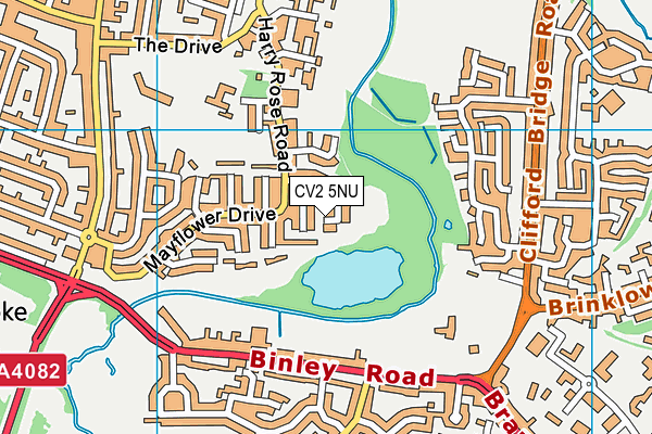 CV2 5NU map - OS VectorMap District (Ordnance Survey)