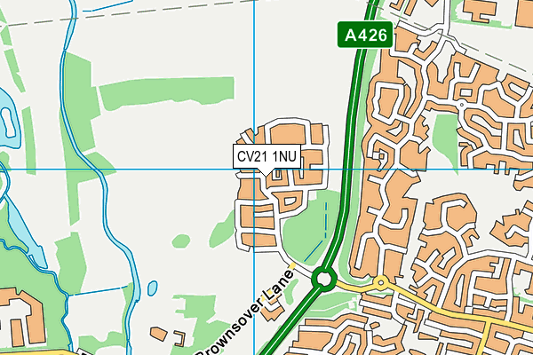 The Griffin Primary School map (CV21 1NU) - OS VectorMap District (Ordnance Survey)