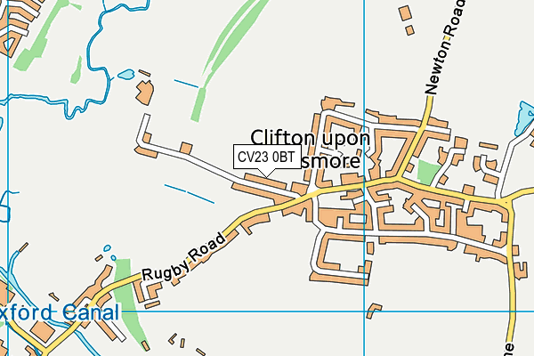 Clifton-upon-Dunsmore CofE Primary School map (CV23 0BT) - OS VectorMap District (Ordnance Survey)