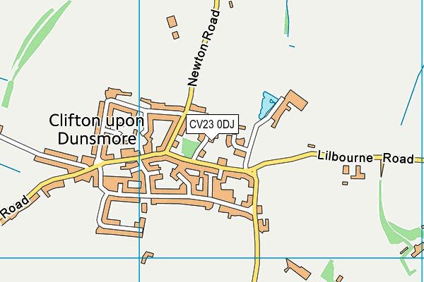 CV23 0DJ map - OS VectorMap District (Ordnance Survey)