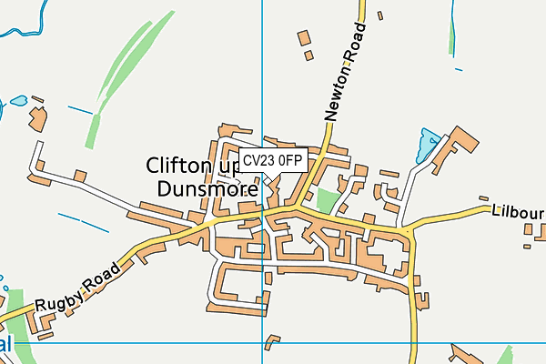 CV23 0FP map - OS VectorMap District (Ordnance Survey)