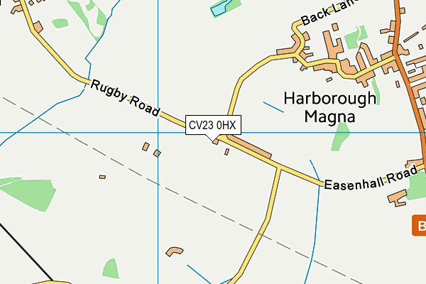 CV23 0HX map - OS VectorMap District (Ordnance Survey)