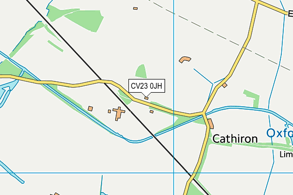 CV23 0JH map - OS VectorMap District (Ordnance Survey)